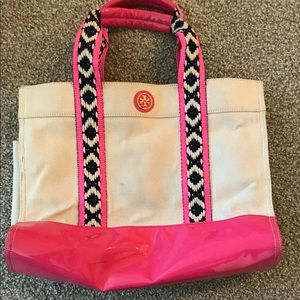 Tory Burch canvas tote bag